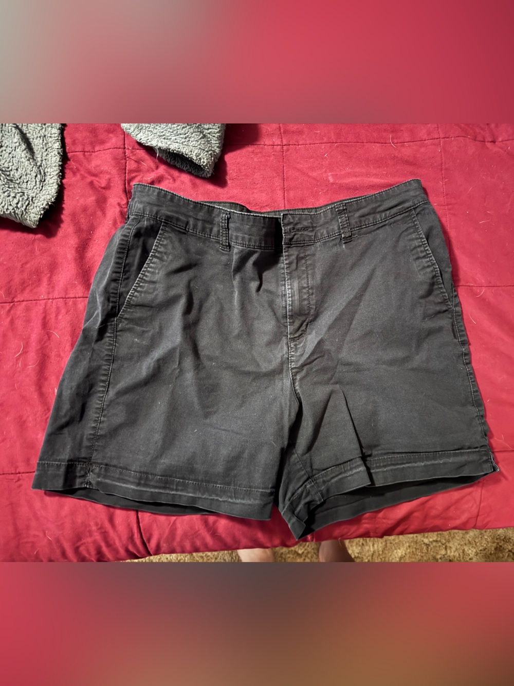 Old Navy Black Flat-Front Men's Shorts